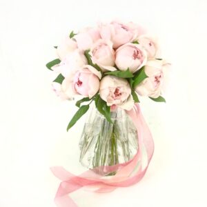 Букет невесты из 19 роз Peony Pink