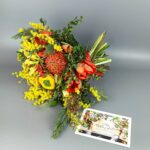 Брызги весны: мимоза, ранункулюсы, тюльпаны
